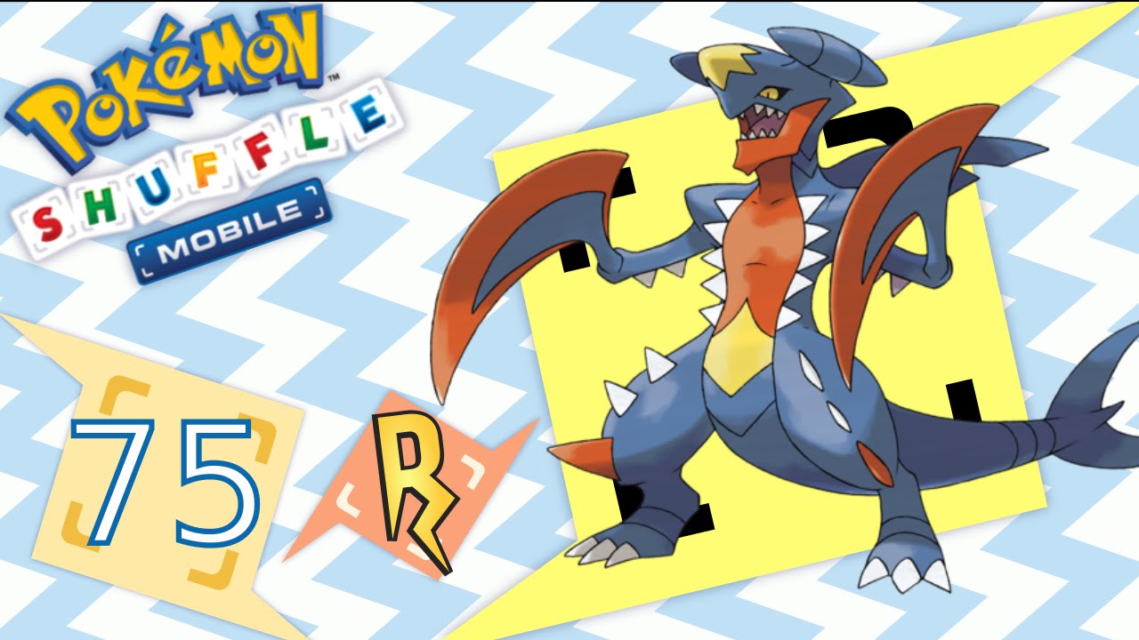 Pokémon Shuffle Mobile - ¡MEGA GARCHOMP! (version antigua)