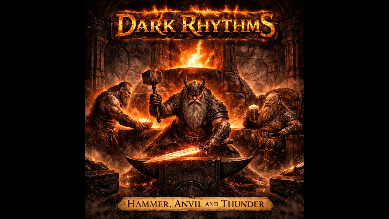 DAᖇK ᖇHYTHMS - HAMMEᖇ, ANVIL AND THUNDEᖇ | ⚔️⛓️DWAᖇF METAL - DUNGEON METAL - GOTHIᑕ METAL ⛓️⚔️