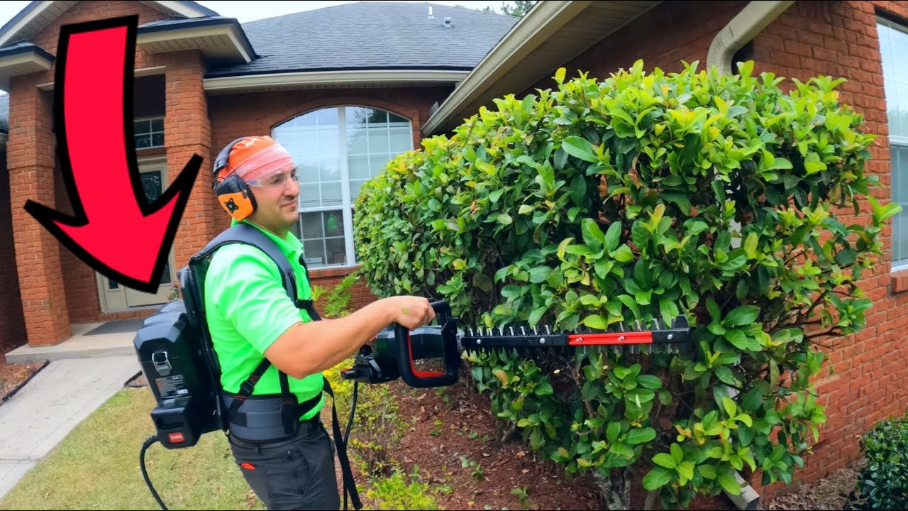 Testing TORO 60 Volt Revolution Backpack Battery (60V Tether + Hedge Trimmer Review)