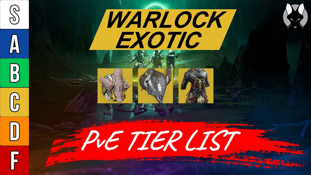 The Definitive Warlock Exotic Tier List for PvE Destiny 2 | Warlock Exotic Armor Ranked Tier List