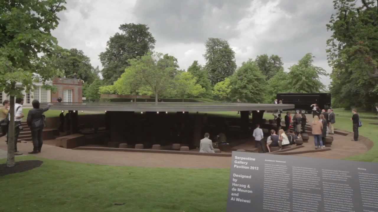 Pierre de Meuron at the Serpentine Gallery Pavilion 2012
