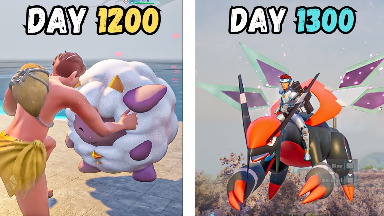 I Survived 1300 DAYS In PALWORLD In HINDI Part-14