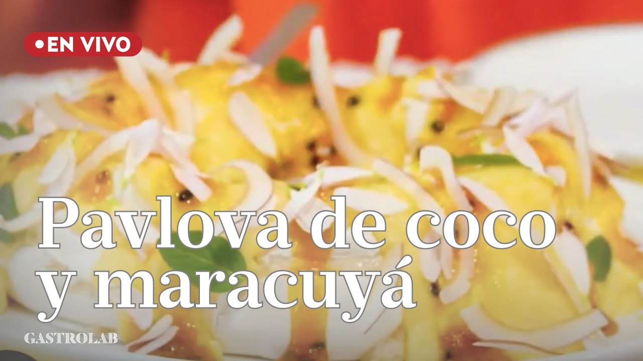 Receta de Pavlova de Coco y Maracuyá | Al Estilo de Paulina Abascal