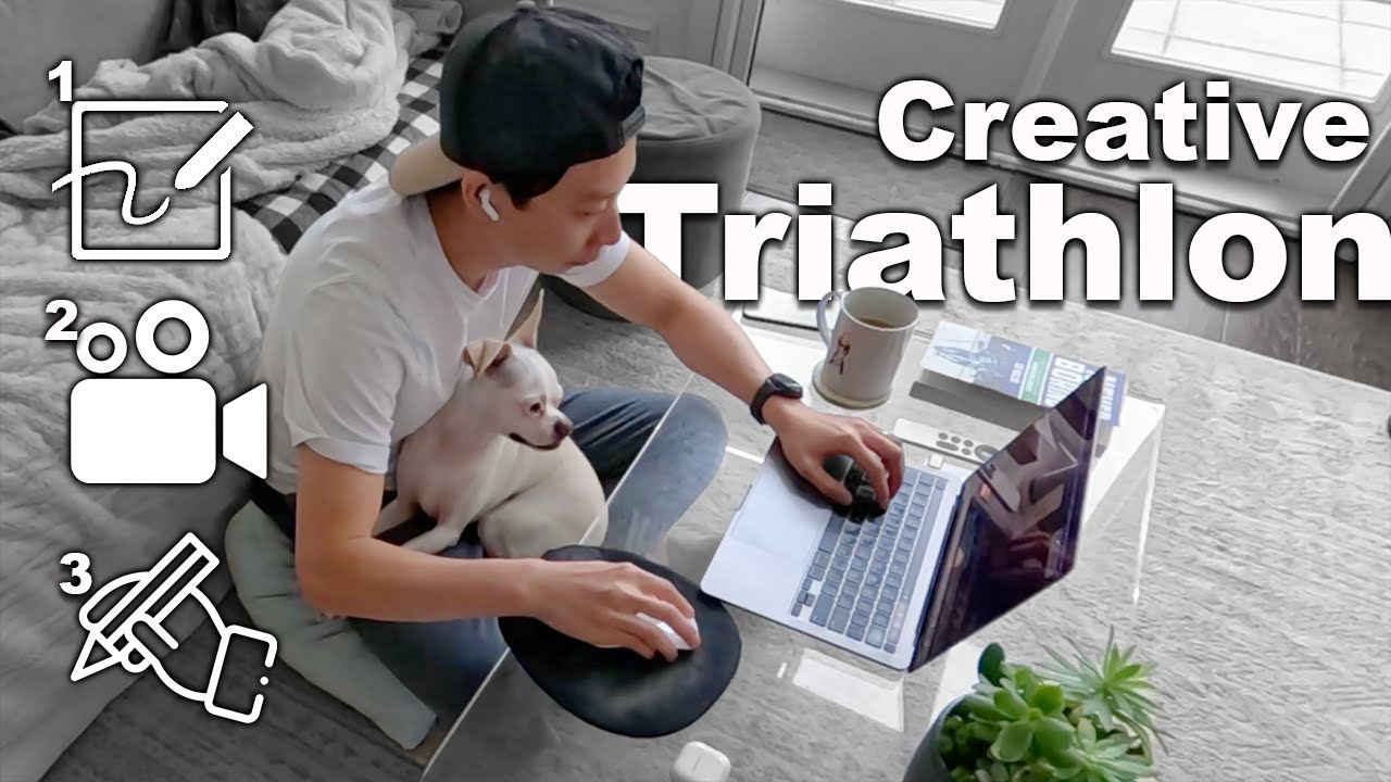 The Creative Triathlon: How I Stay Motivated with Art, Video & Writing