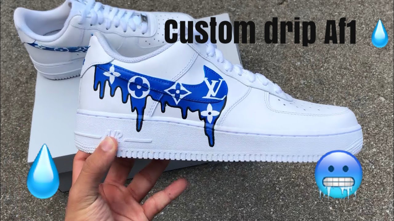 LOUIS VUITTON DRIP CUSTOM AIR FORCE 1 | Tutorial