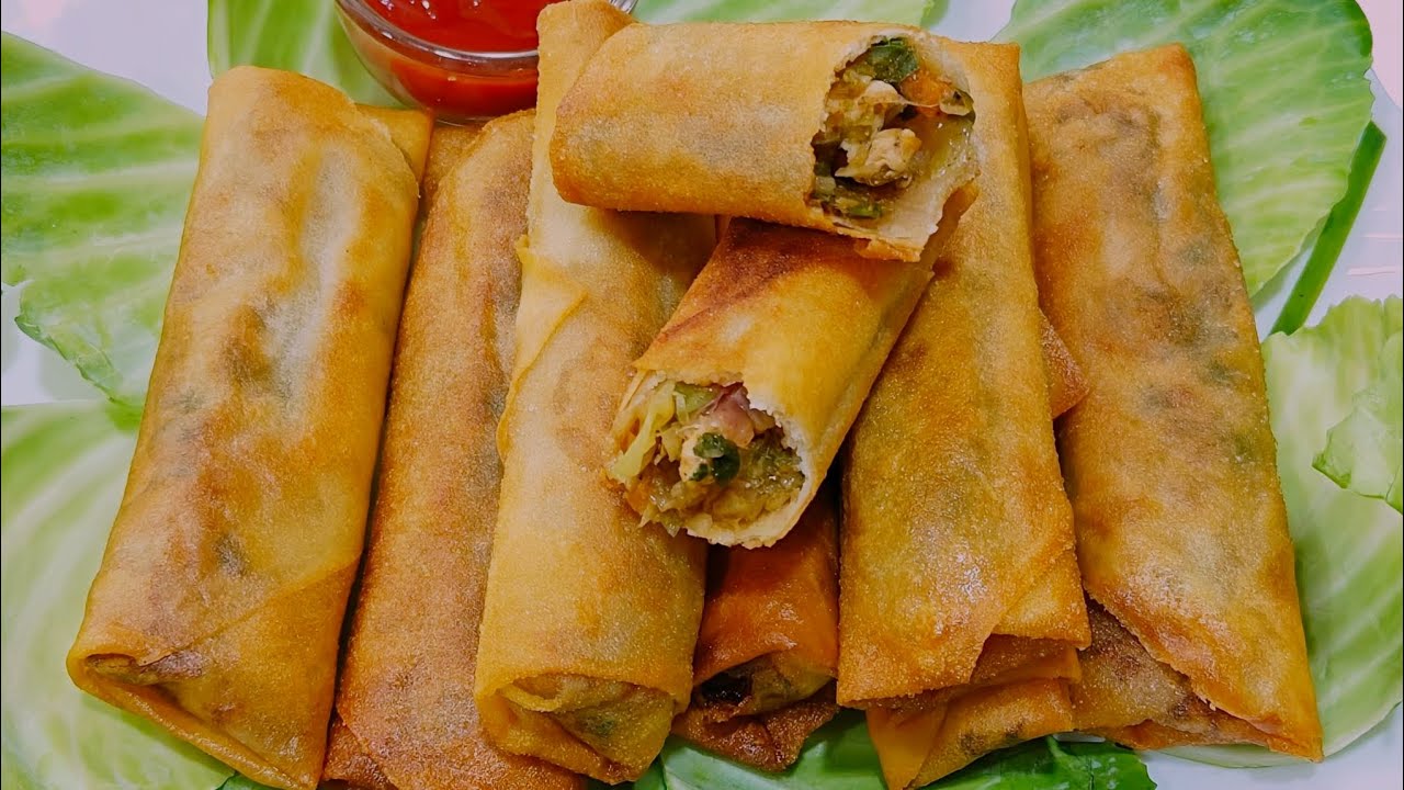 Ramzan Special | Most Crispy Chicken Spring Rolls | Iftar Mein Ise Zaroor Try Karein | Make & Freeze