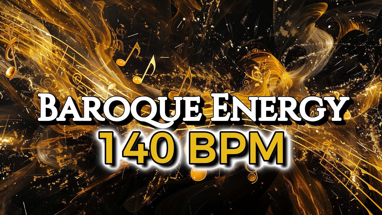 1 Hour of Fast Baroque – 140 BPM Classical Music for Study, Walking & Productivity