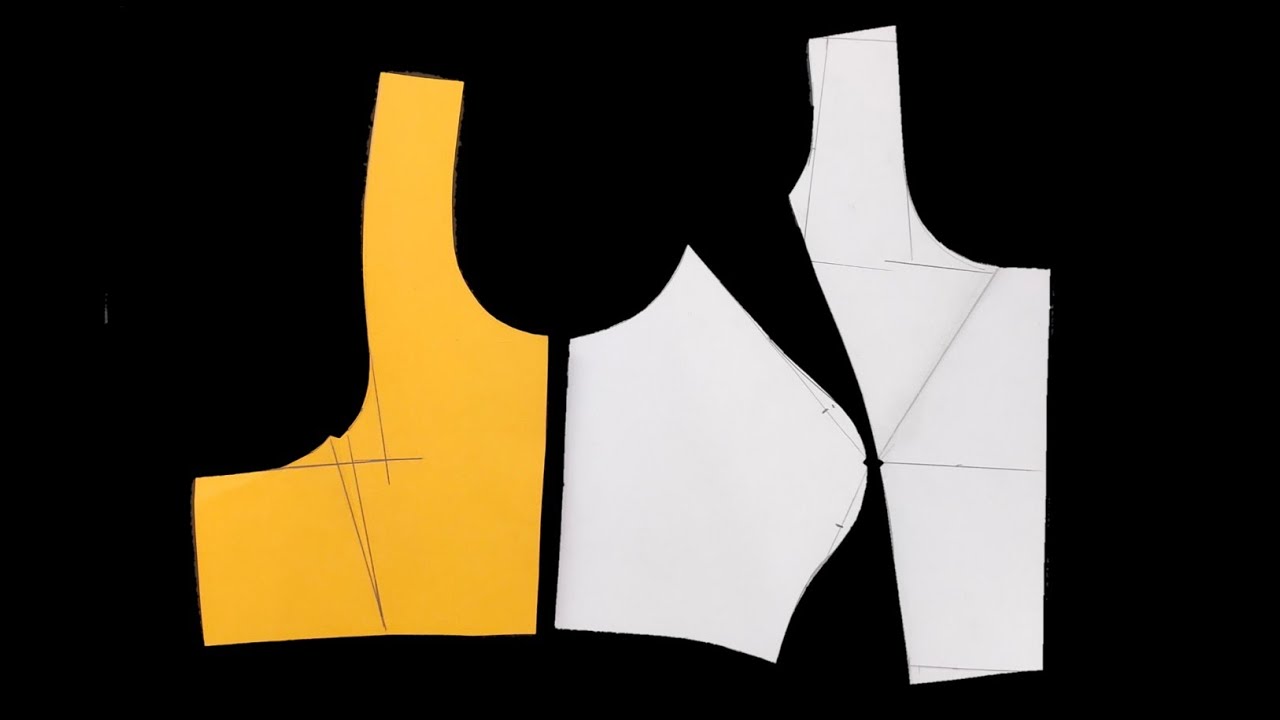 princess cut blouse cutting | deep neck blouse cutting | shabbir master | blouse paper cutting