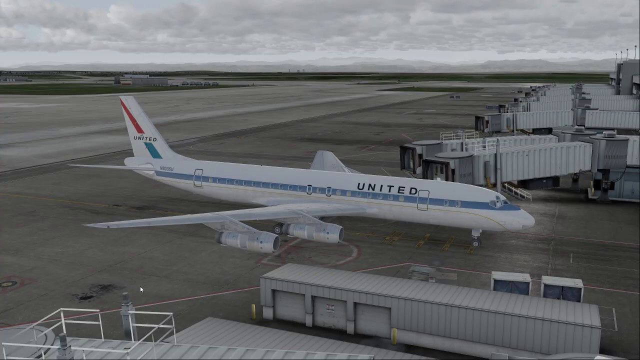 [P3D] Aerosoft DC-8. More learning KDEN-KPHX