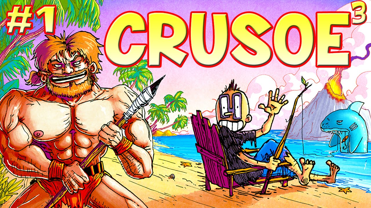 CRUSOE 3 - Ep.1 : Le retour des naufrag&eacute;s - Fanta et Bob dans Minecraft