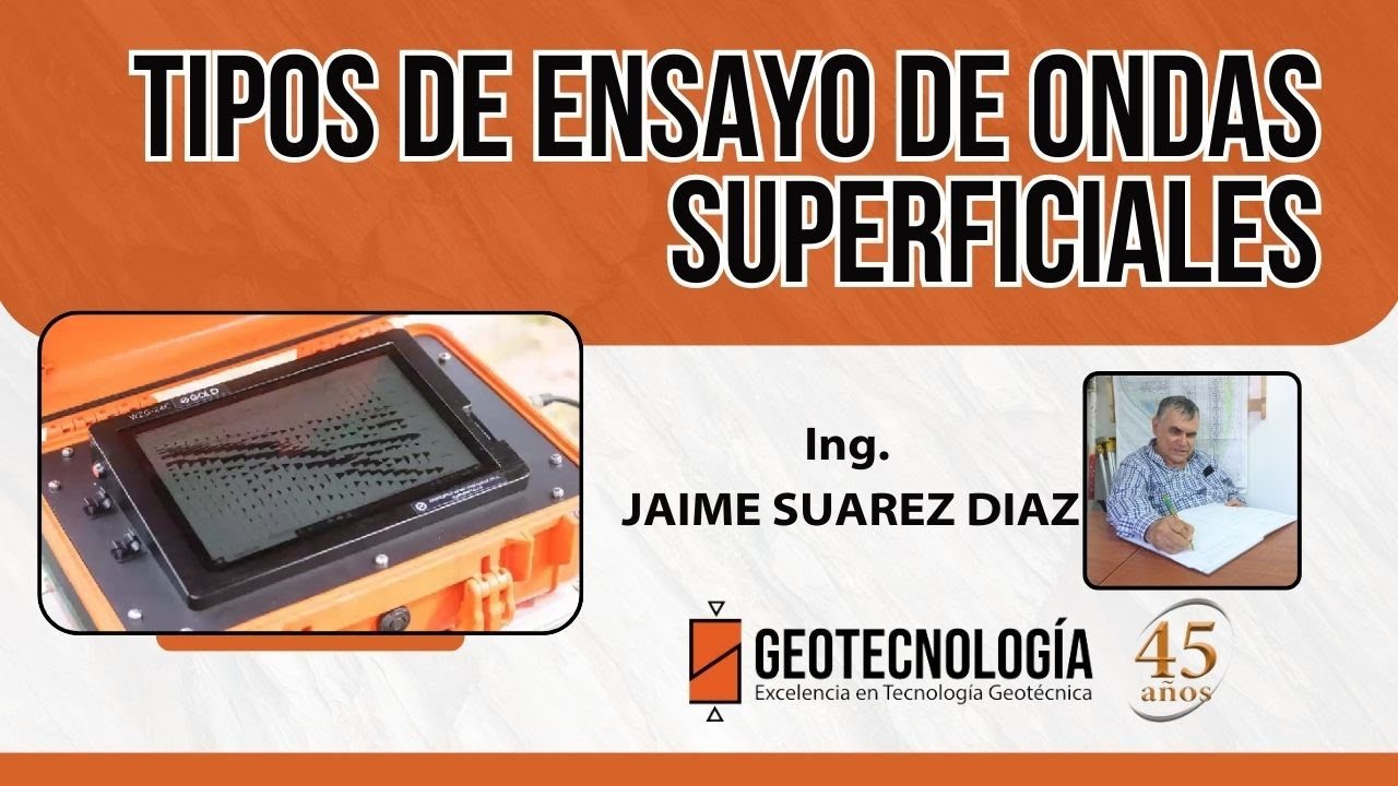 TIPOS DE ENSAYO DE ONDAS SUPERFICIALES