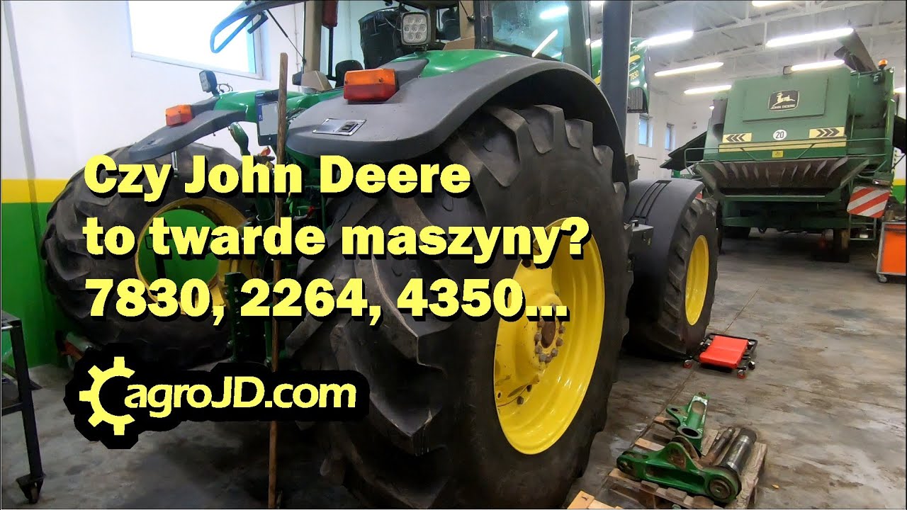 Czy John Deere to twarde maszyny? 🤔 7830, 2264, 4350...