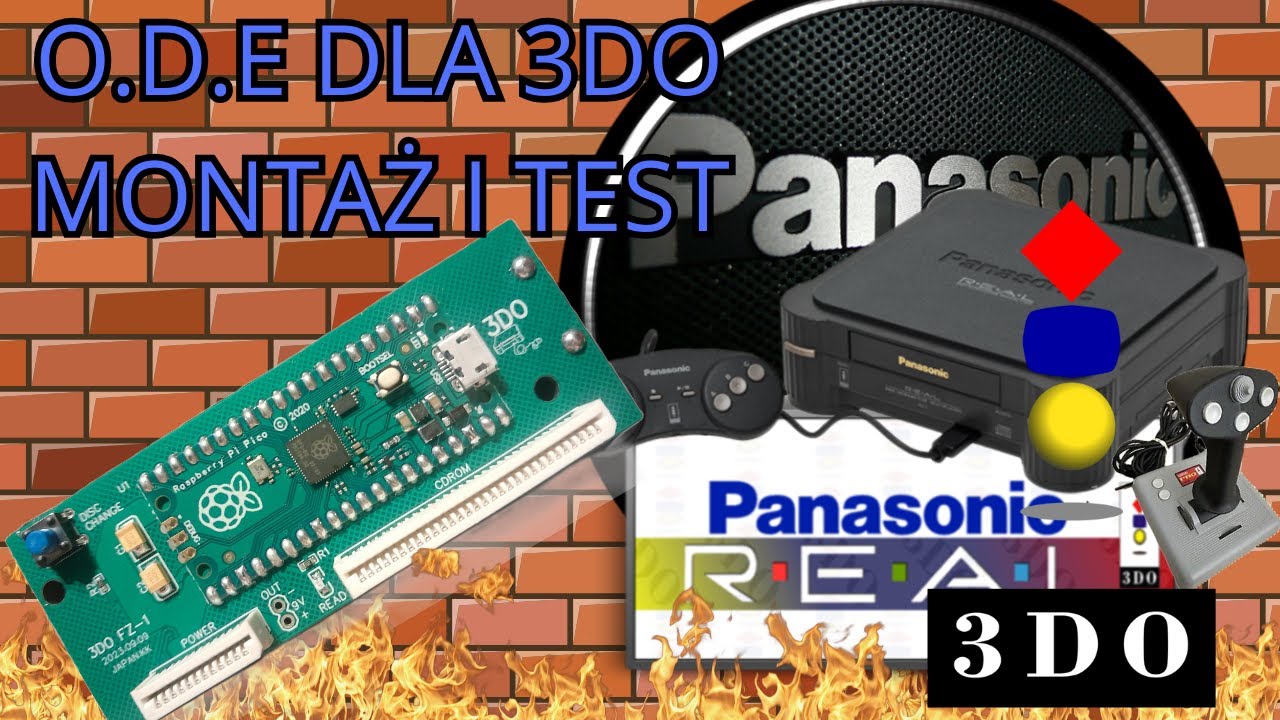 PANASONIC 3DO FZ1 O.D.E MONTAŻ I TEST