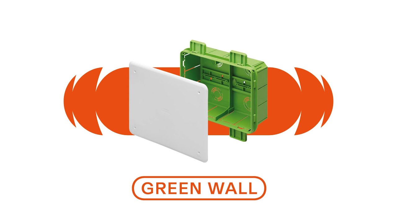 Green Wall von GEWISS - F&uuml;r die Energieverteilung auf Leichtbauw&auml;nden