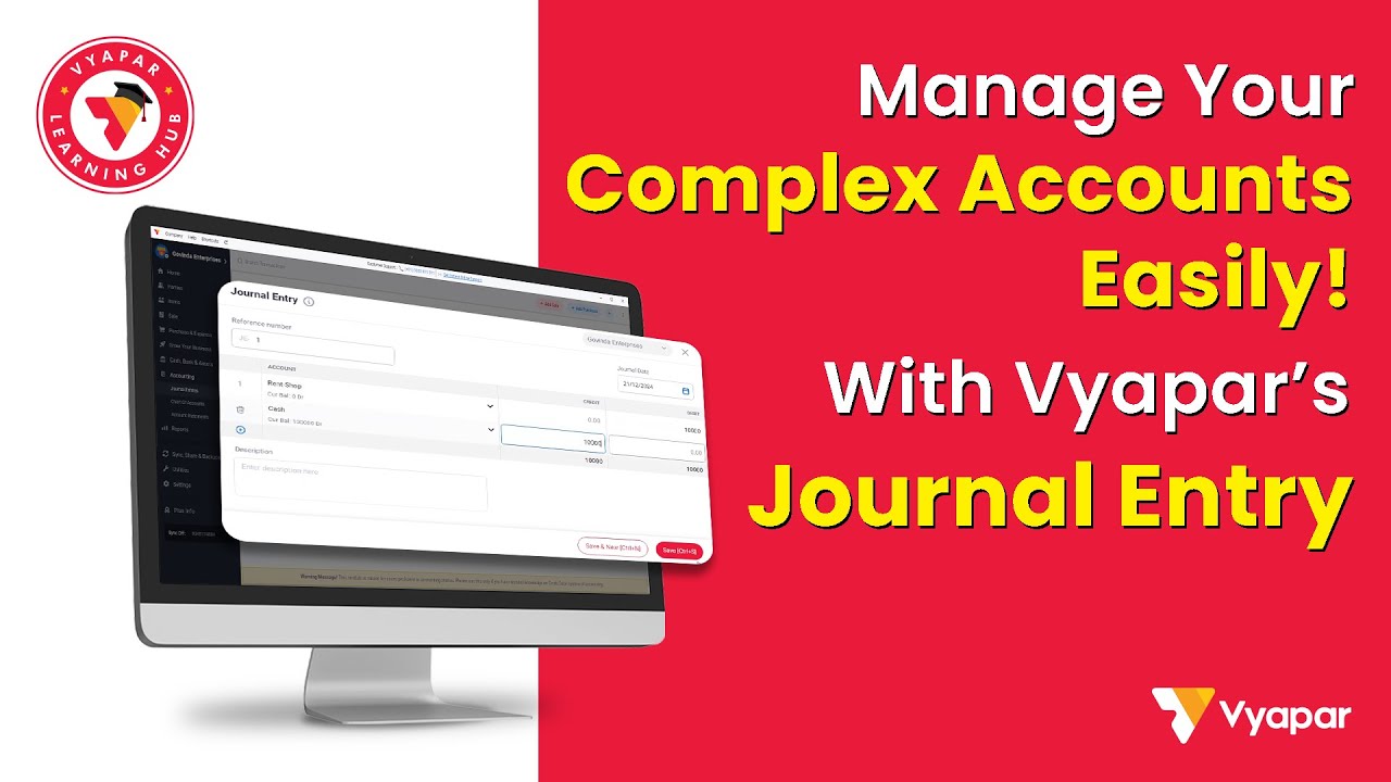 How to Make Journal Entries in Vyapar App (Step-by-Step Accounting)