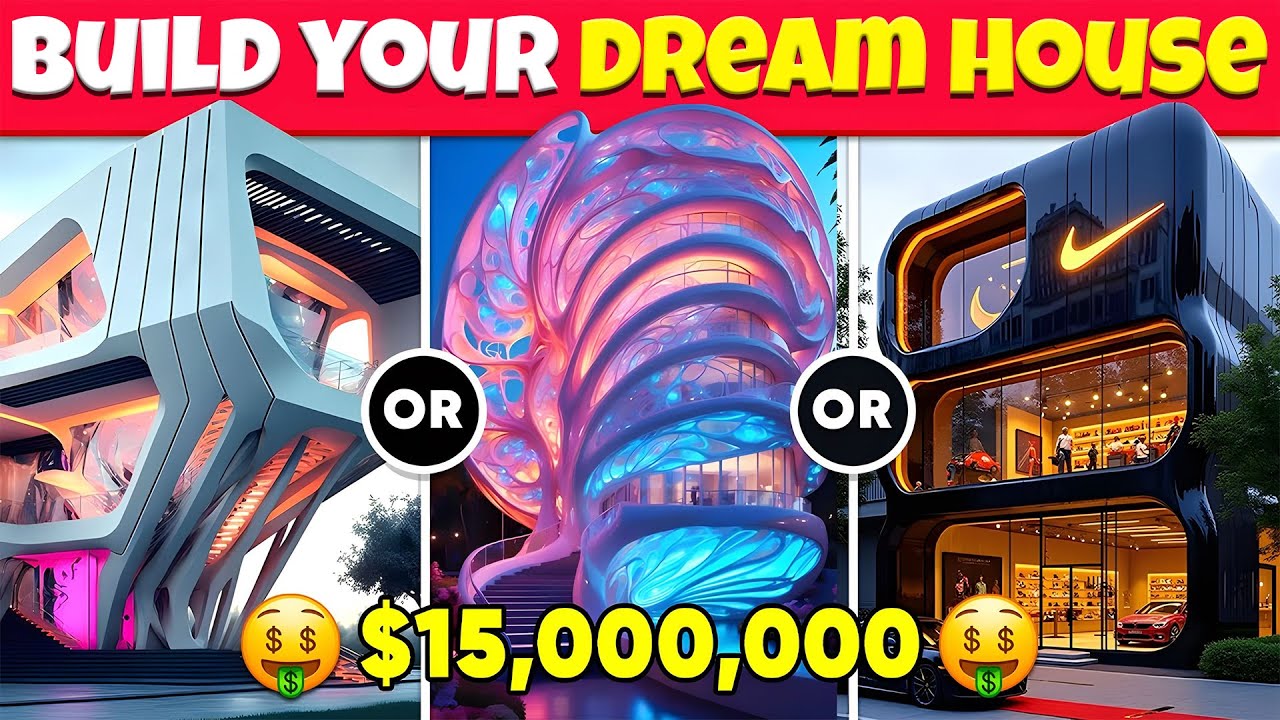 Build Your Dream House?💫 Guess The $15,000,000 House Design Choices? | NT QUIZ