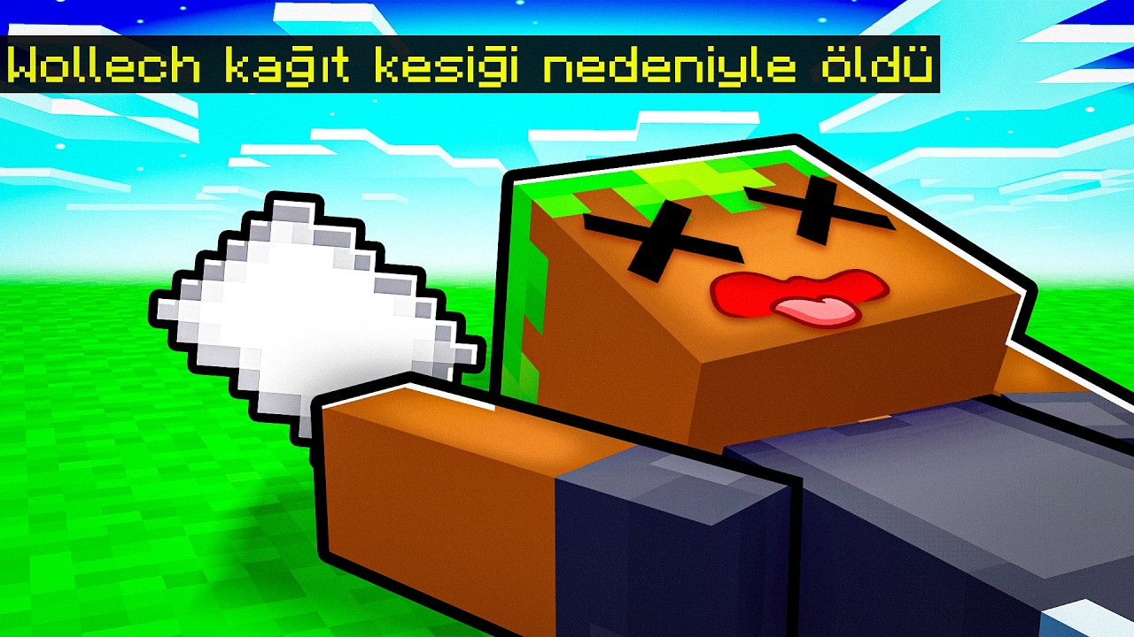 Minecraft ama SAÇMALIK...