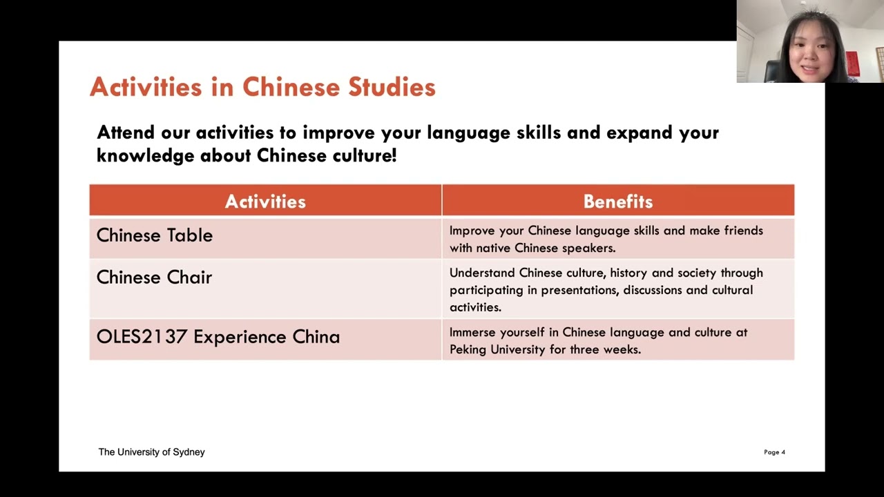 Studying Chinese at Sydney: options, benefits and opportunities | The University of Sydney