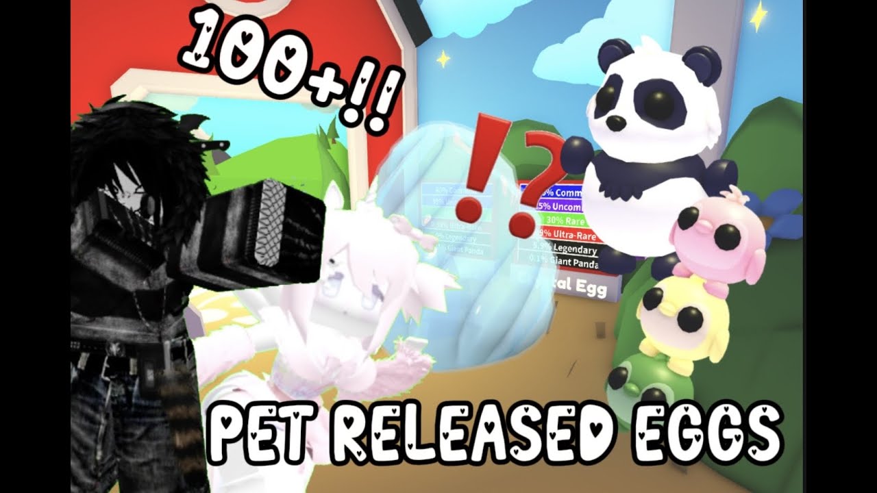 HATCHING 100+ PET RELEASED EGGS !?