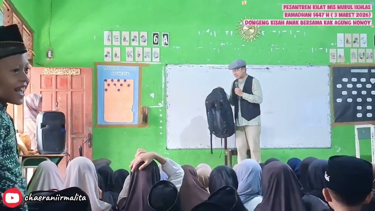 Kak Agung Nonoy Berdongeng bersama Anak-Anak Miss Nurul Ikhlas Legok