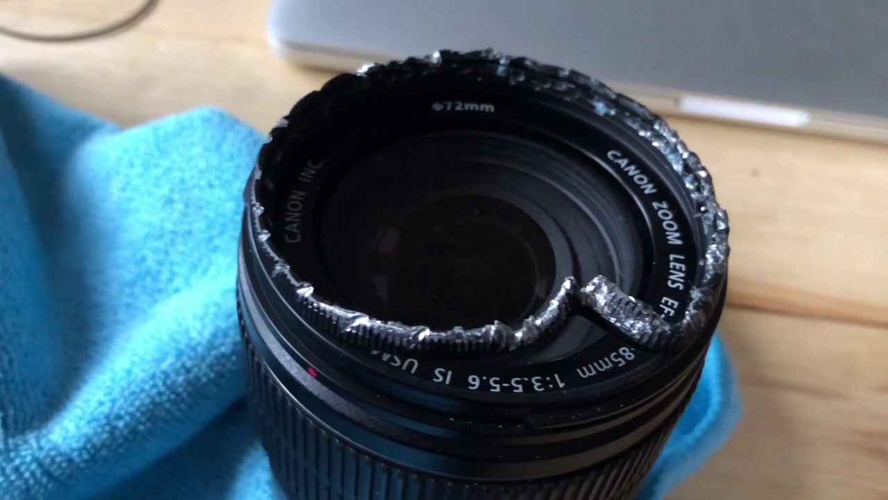 Removing Bent/Jammed/Damaged Filter from Camera Lens