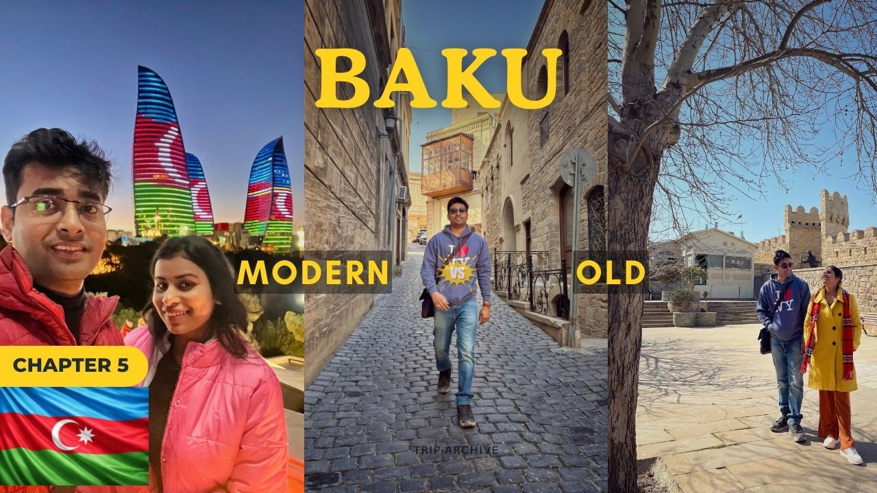 Two Sides of Baku | Modern & Old City | Azerbaijan Vlog 🇦🇿