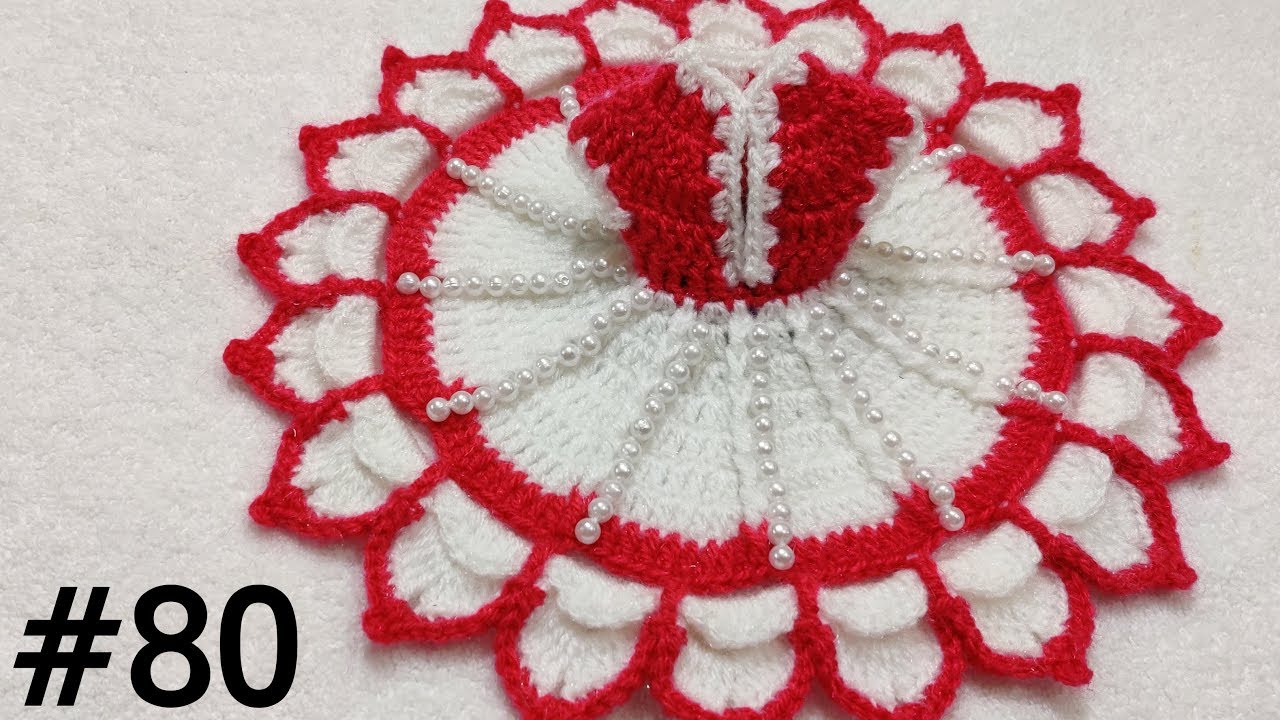 Crochet Woollen Dress for Laddu Gopal / Bal Gopal / Kanhaji #80 (all sizes)