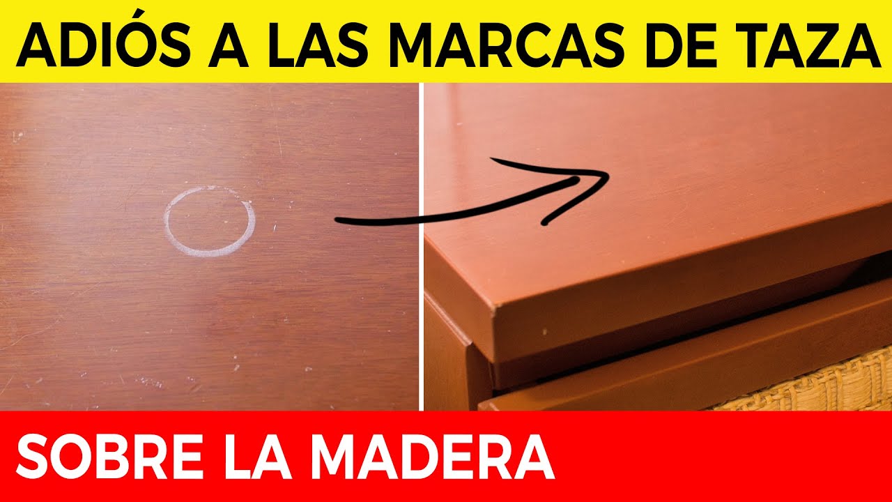 Cómo Quitar Manchas Blancas en Superficies de Madera 🧽