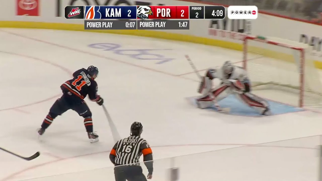 Dallas Stars top prospect Logan Stankoven's first half of the year Highlights with Kamloops Blazers