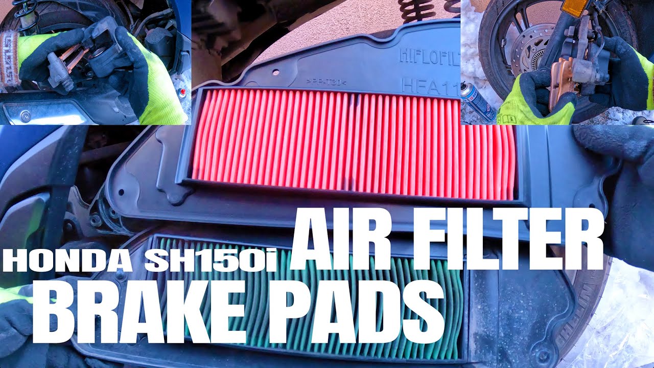 2025 Honda SH150i Brake Pads /  Air Filter Replacement