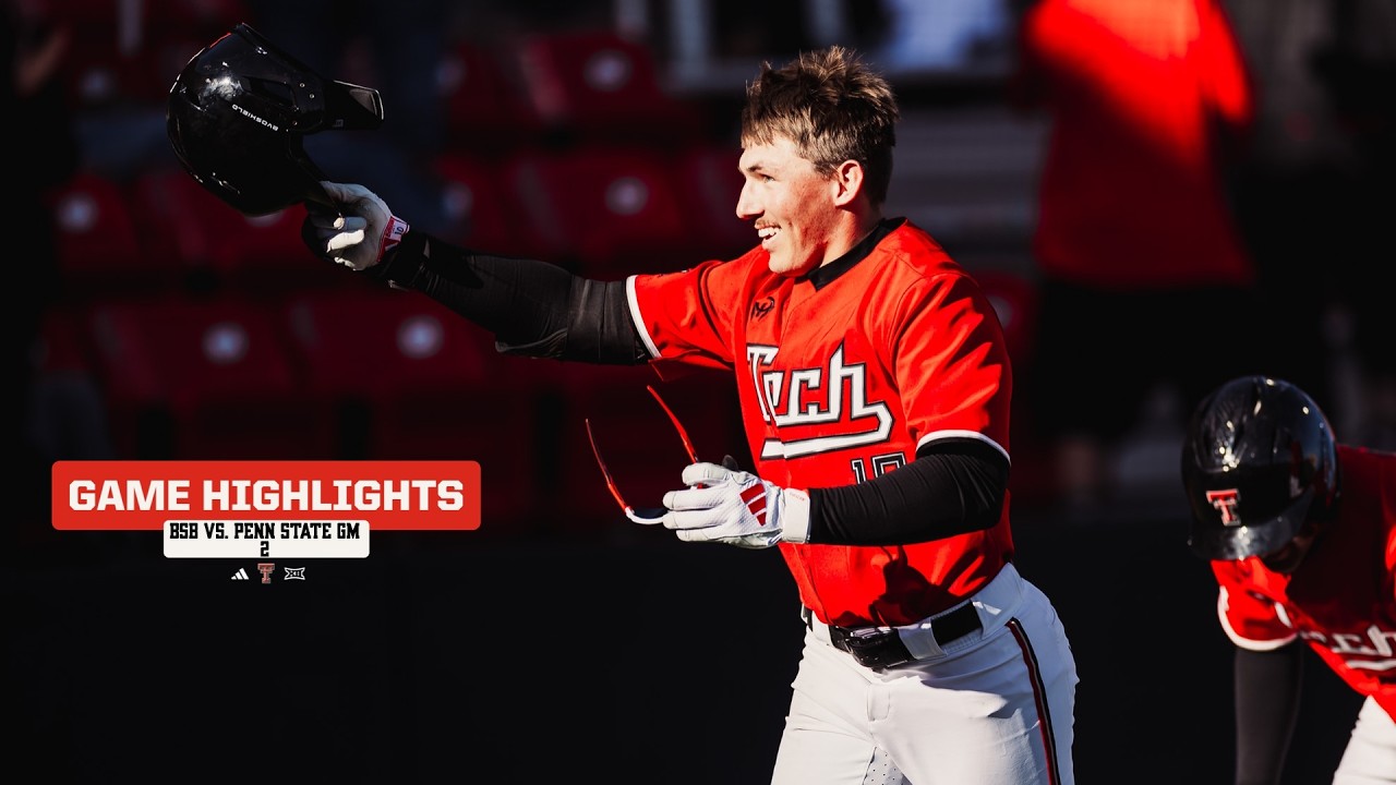 Texas Tech Baseball vs. Penn State: GM 2 Highlights (W 21-6)| March 7, 2026