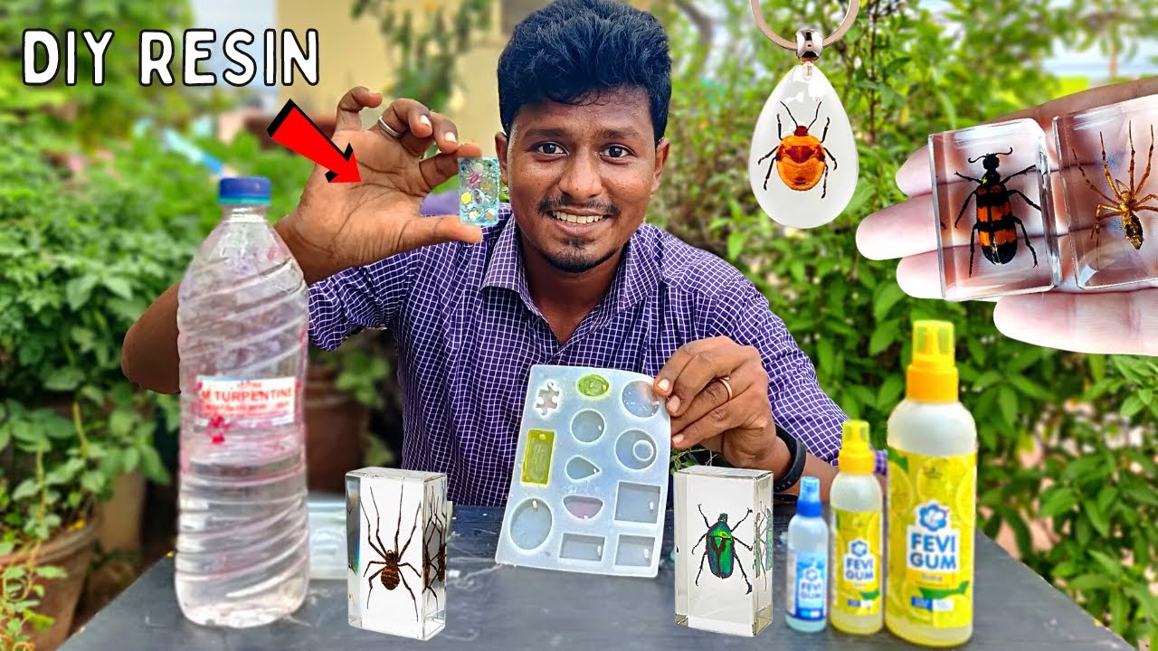 10 ரூபாய் செலவில் நீங்களும் இப்படி செய்யலாம்! | How to Make Resin at Home | DIY Epoxy Resin☘️