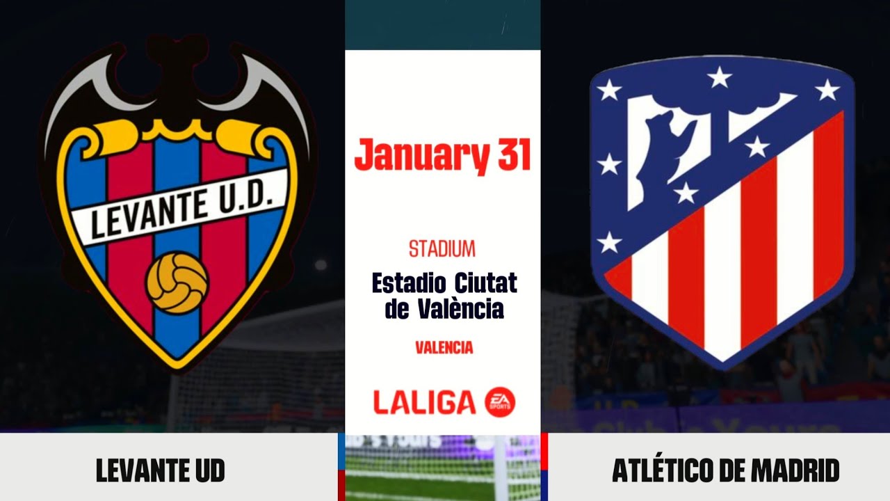 Levante vs Atletico Madrid LaLiga - FC 26 Gameplay 4K 