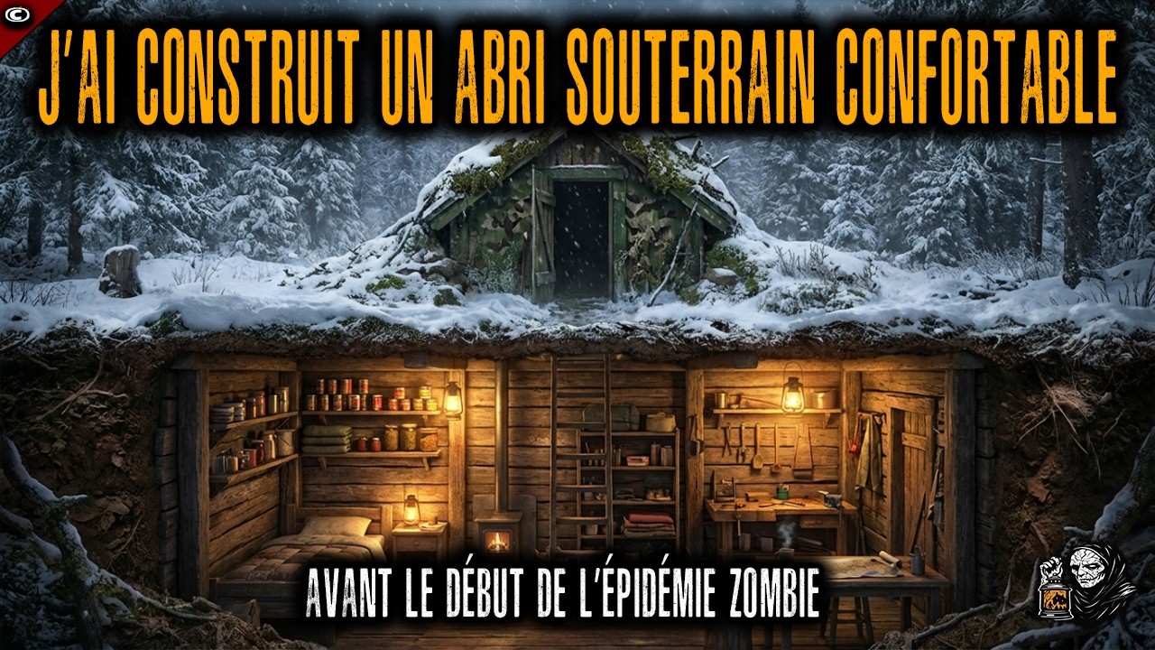 ÉPIDÉMIE ZOMBIE : J’ai Construit Un Abri Souterrain Confortable Avant Le Début De L’Épidémie