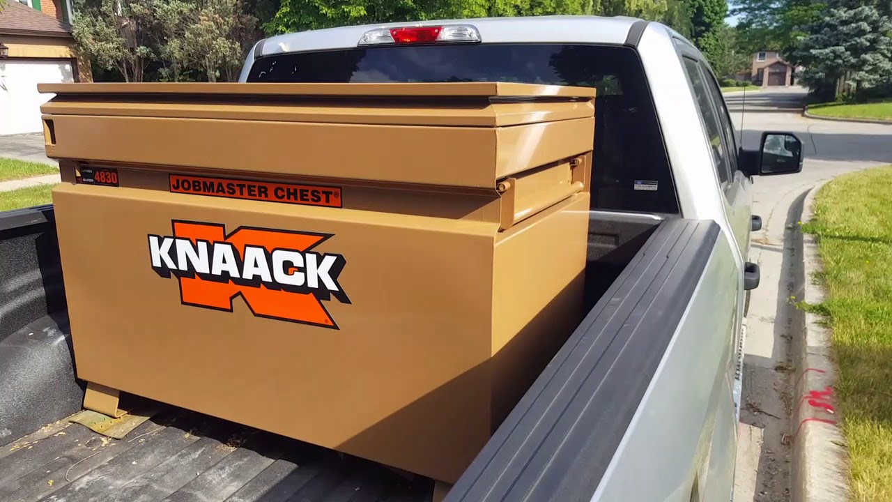 The best jobbox for f150 (or similar) pick up truck. Knaack 4830. June 9, 2018