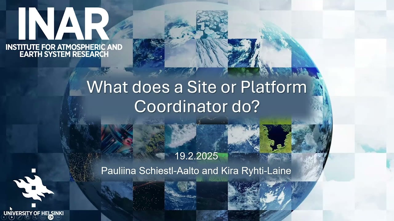 eLTER Careers Series: What does a Site or Platform coordinator do?