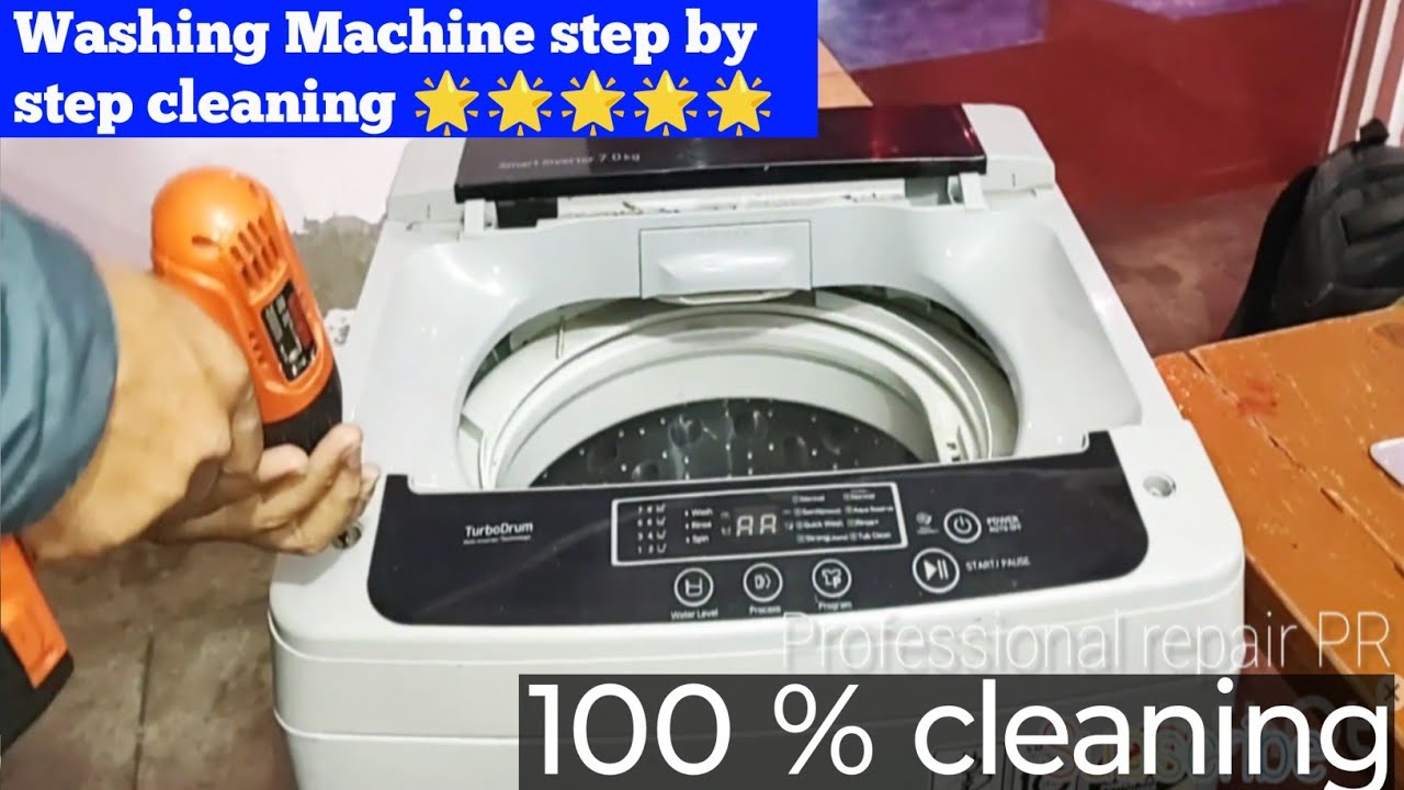 Step by step washing machine cleaning self-cleaning washing machine वाशिंग मशीन सर्विस