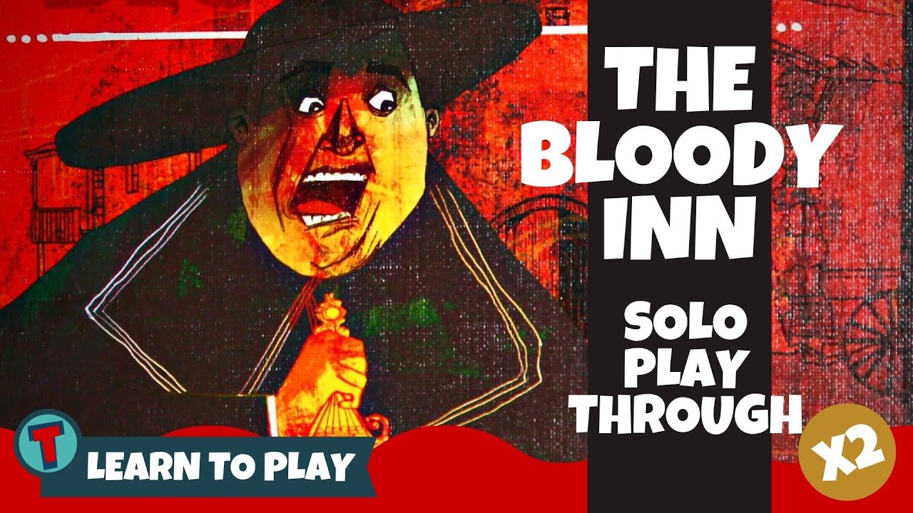 The Bloody Inn Board Game | Halloween Solo Playthrough | How to Play