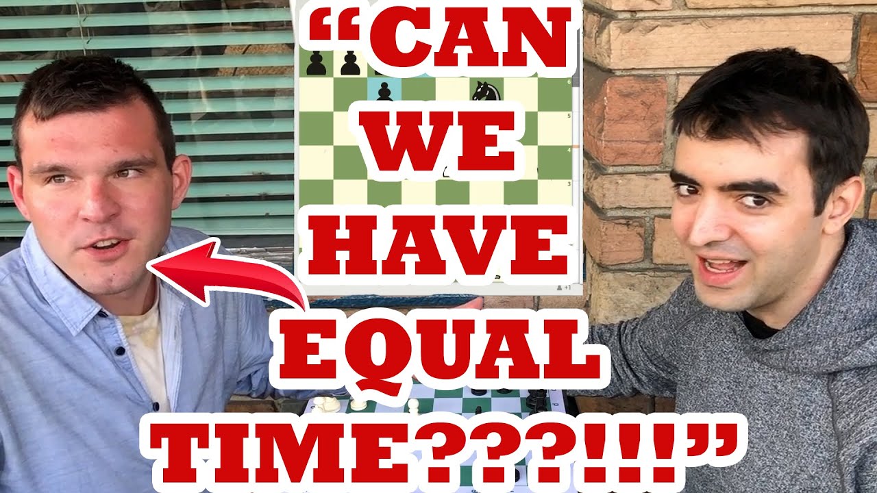 Russian Hustler Does NOT Want Time Odds vs IM Eric Rosen! Red Iron Ivan vs IM Eric Rosen