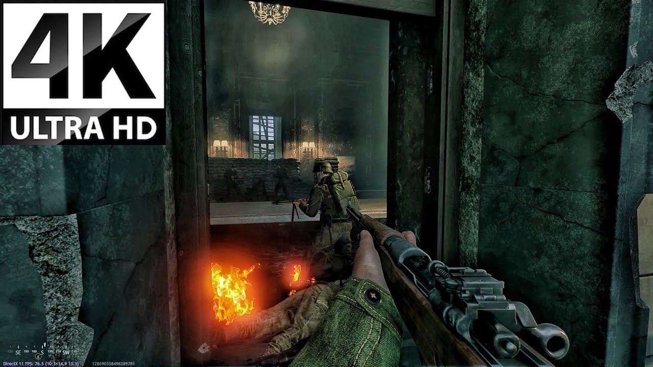 Enlisted ; İnvasion For Normandy Willhelmstrasse - Gameplay | 2160p 60 FPS 4K | No Commentary