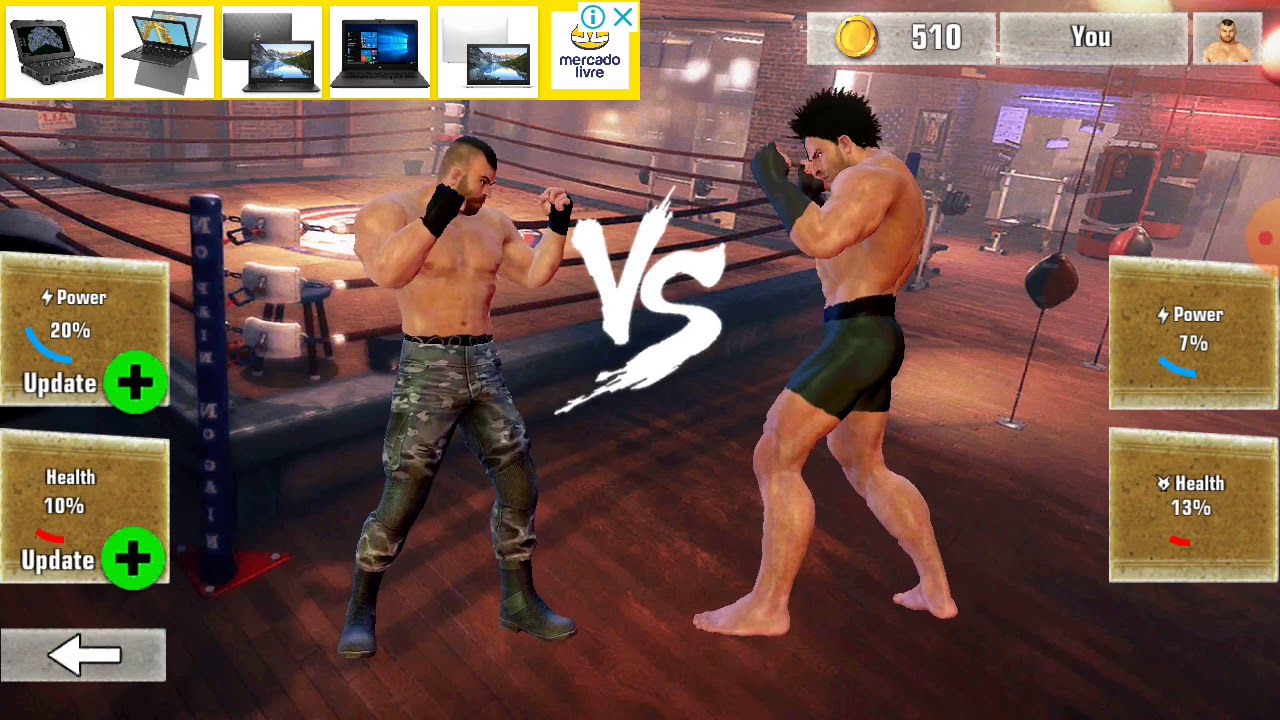 Jogo gym fighting 2019