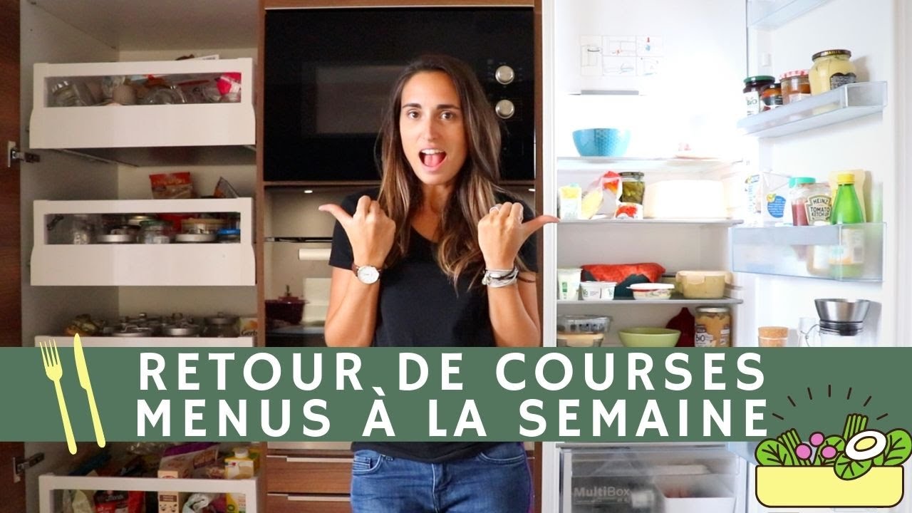 RETOUR DE COURSES 🛒+ BATCHCOOKING 🍽️ + COMMENT ORGANISER SES MENUS A LA SEMAINE?  I Miss Suzette