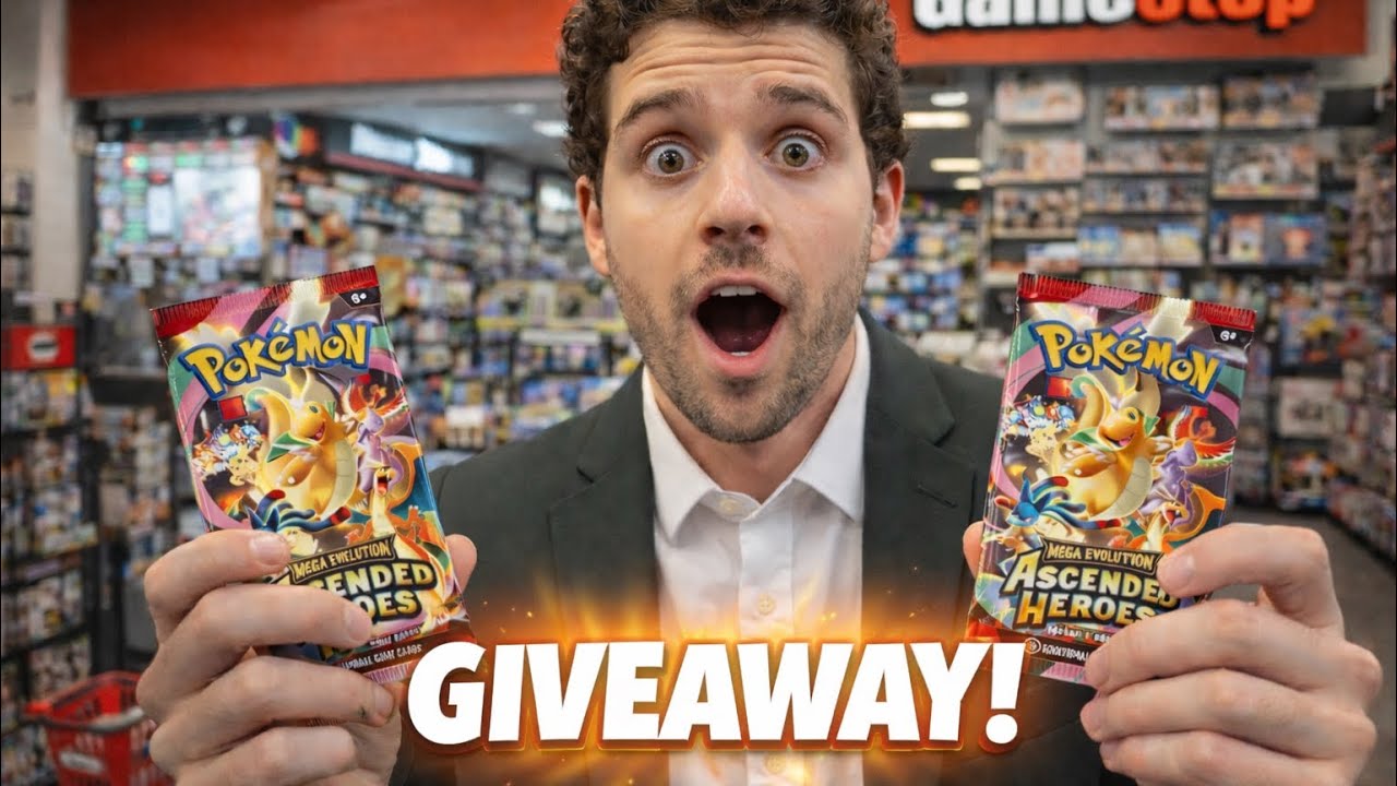 Giving away Ascended Hero’s Pokémon packs at GameStop!!!