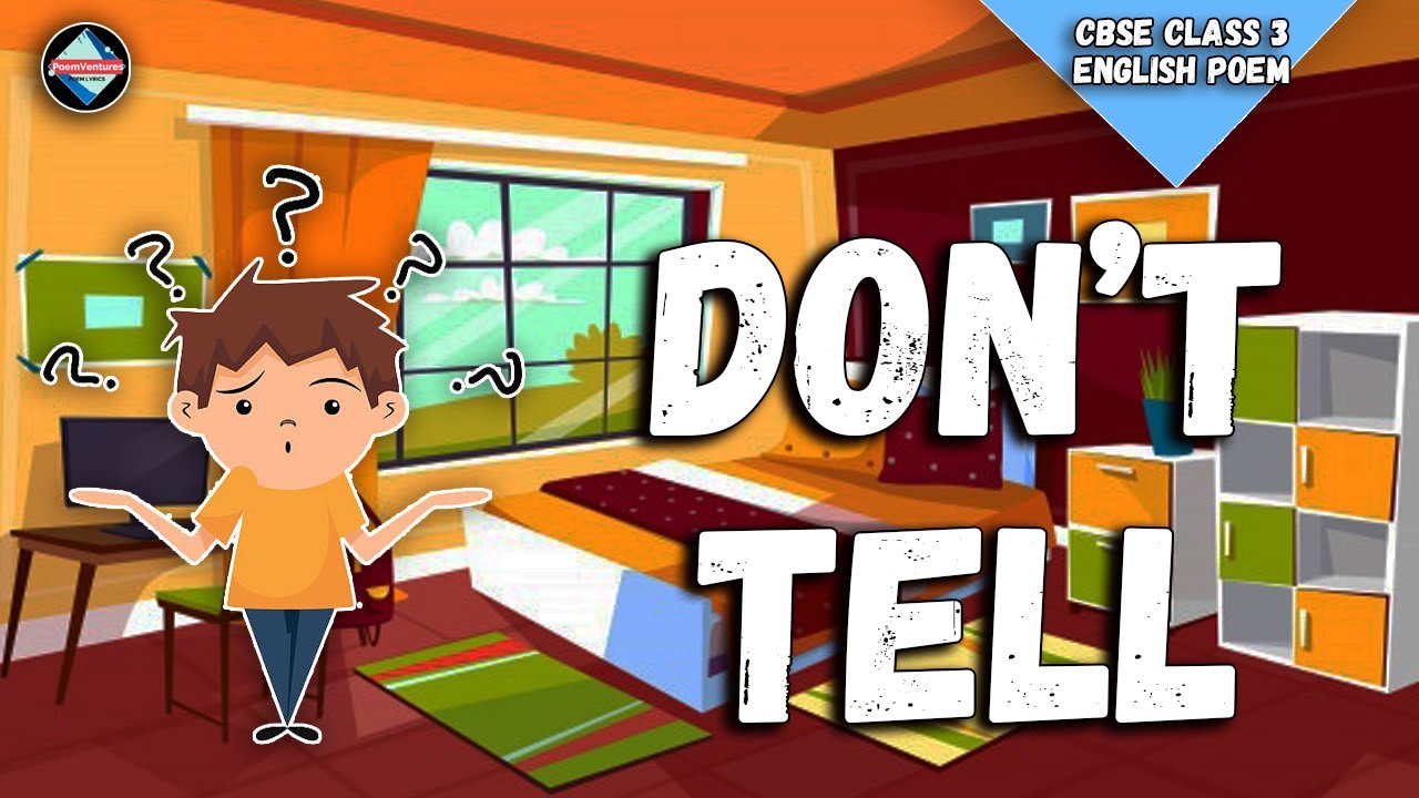 Don’t Tell Lyrical Video | English Nursery Rhymes Full Lyrics For Kids & Children.