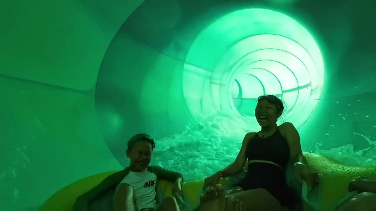 Great wolf lodge California Aug 2025 blue slide 