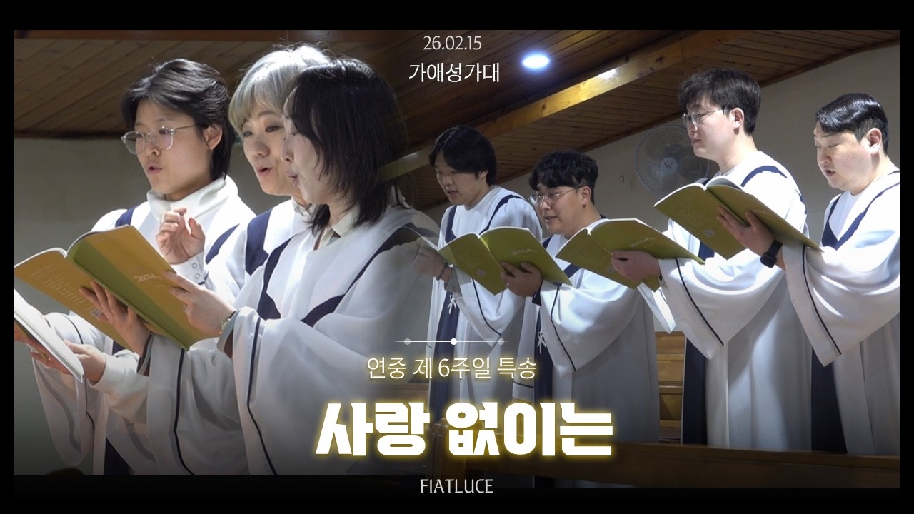 사랑 없이는 - 조은해 | 260215 연중 제6주일 특송 | 석관동성당 청년 가애성가대