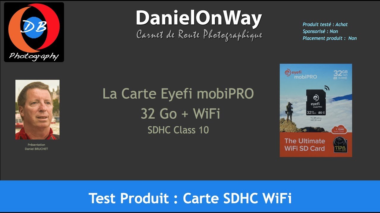 La solution si mon boitier n'a pas le wifi : la carte  EyeFi MobiPro