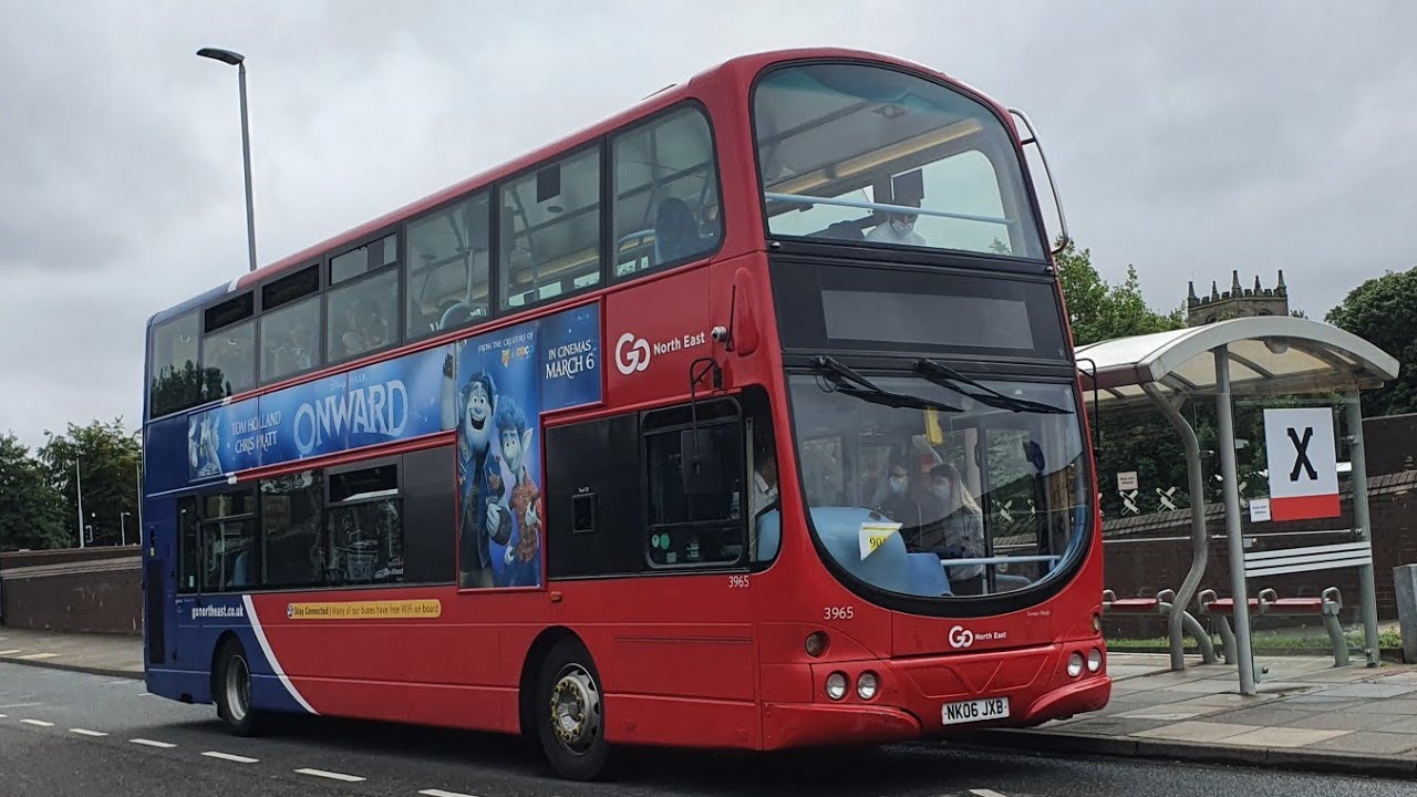 🚍🚍Go North East 3965 NK06 JXB Volvo B7 on Tram Replacement