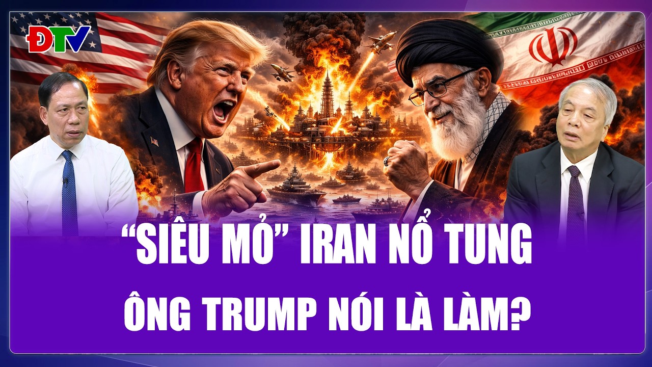 QUỐC TẾ HÔM NAY: Ông Trump “cho nổ tung” siêu mỏ khí đốt của Iran, Trung Đông nín thở chờ đại chiến?