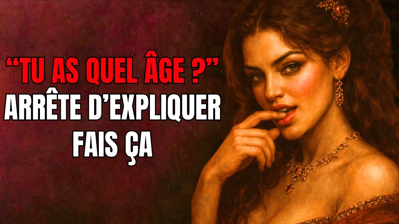 Si une femme plus jeune DEMANDE votre ÂGE, dites ces 6 RÉPONSES stoïques pour l’attirer | Stoïcisme